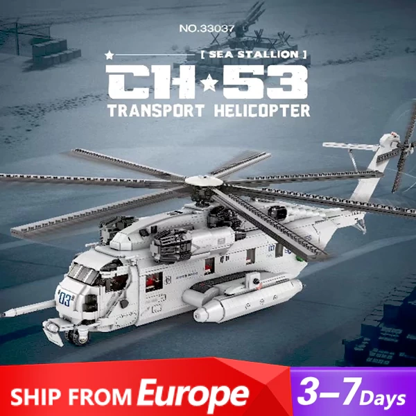 [Pre-sale]  Reobrix 33037 CH-53E Super Stallion Military Europe Warehouse Express