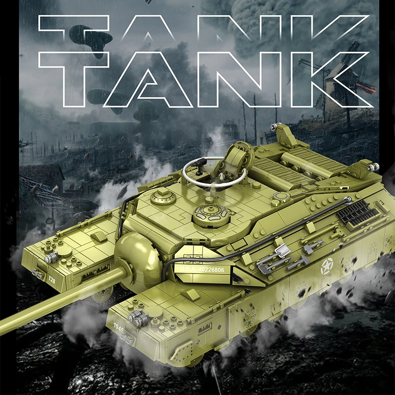Panlos 628010 Military T28 Heavy Tank Building Blocks 2986±pcs Bricks from China.