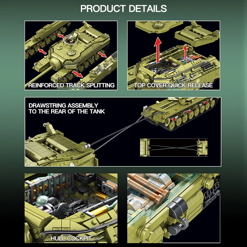 Panlos 628010 Military T28 Heavy Tank Building Blocks 2986±pcs Bricks from China.