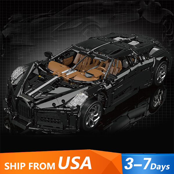 [Pre-sale] [With Motor] MouldKing 13163 Bugatti La Voiture Noire Technic US Warehouse Express