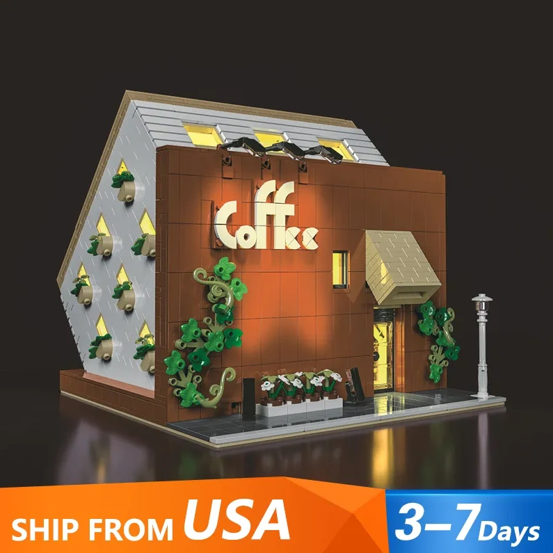 [Pre-sale] MORK 10209 Upside Down Cafe House Modular Buildings Creator US Warehouse Express