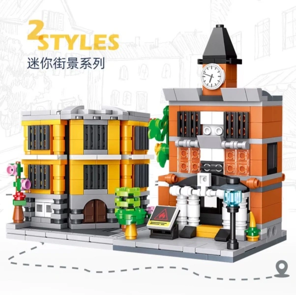 JIESTAR Time Grocery Store Fire Department  Mini Street View Modular Buildings