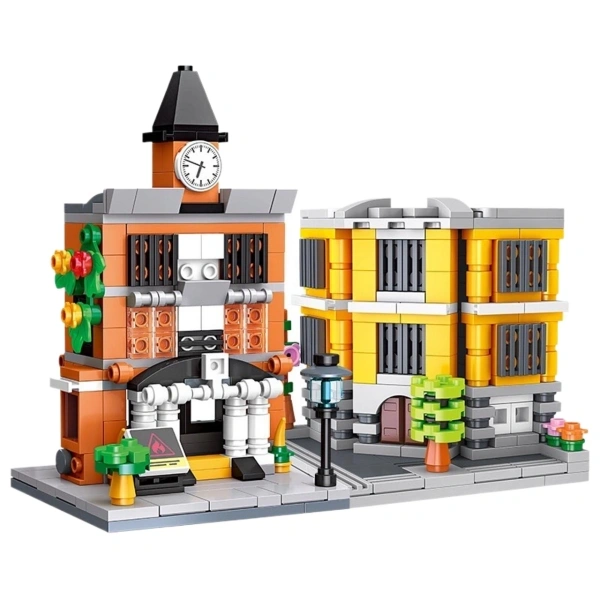 JIESTAR Time Grocery Store Fire Department  Mini Street View Modular Buildings
