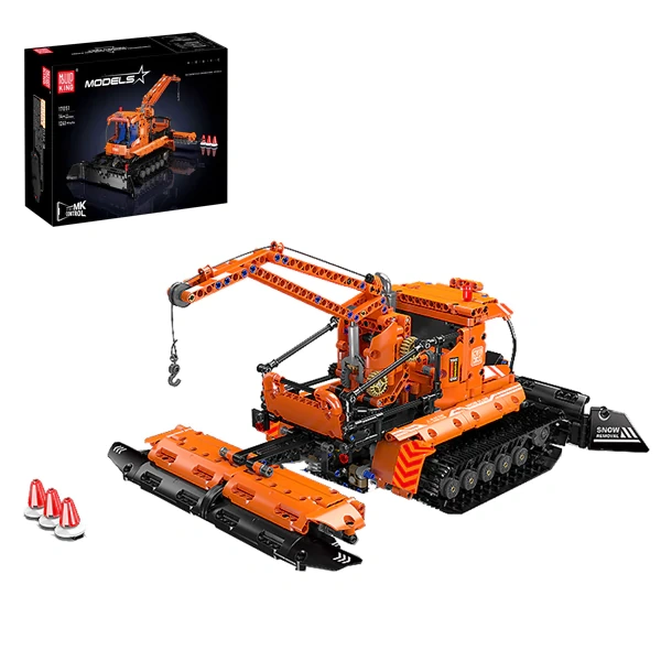 [With Motor] MouldKing 17051 Snowfield Engineering Vehicle Technic