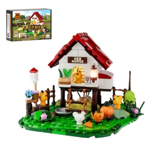 FunWhole F9034 Mini Chicken Coop Creator Expert