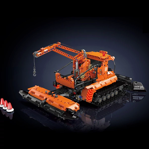 [With Motor] MouldKing 17051 Snowfield Engineering Vehicle Technic