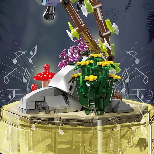 MouldKing Haima Jellyfish Seven Star Ladybug Music Box Creator Expert