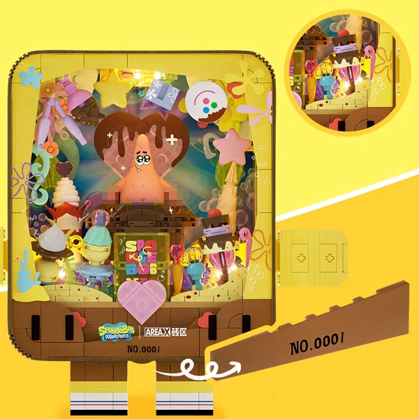 AREA-X SpongeBob SquarePants Patrick Star Sweetheart Party Movie & Game