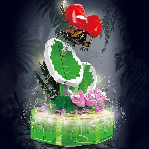 MouldKing Haima Jellyfish Seven Star Ladybug Music Box Creator Expert
