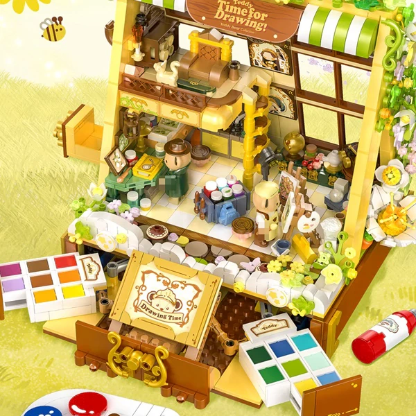 Panlos 881304 Teddy Flower Painting Creator Expert