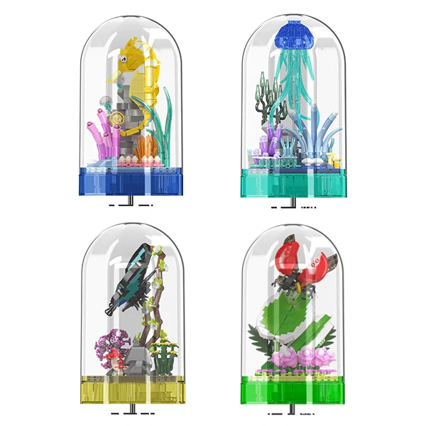 MouldKing Haima Jellyfish Seven Star Ladybug Music Box Creator Expert