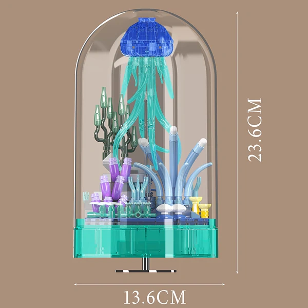 MouldKing Haima Jellyfish Seven Star Ladybug Music Box Creator Expert