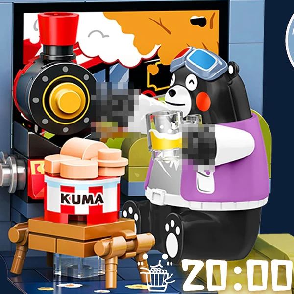[Pre-sale] Panlos 880038 Kumamon Daily Life At Home Creator Expert