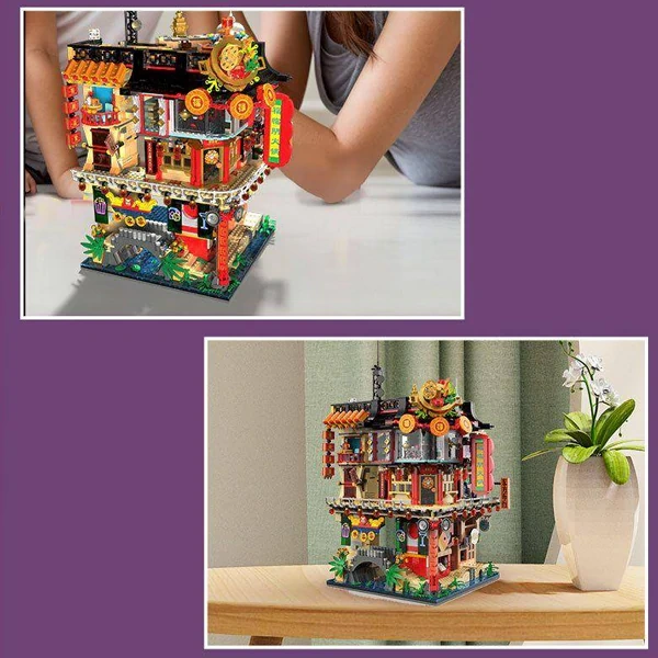 [Deal] [Mini Micro Bricks] ZHEGAO 00426 Chinatown Modular Buildings