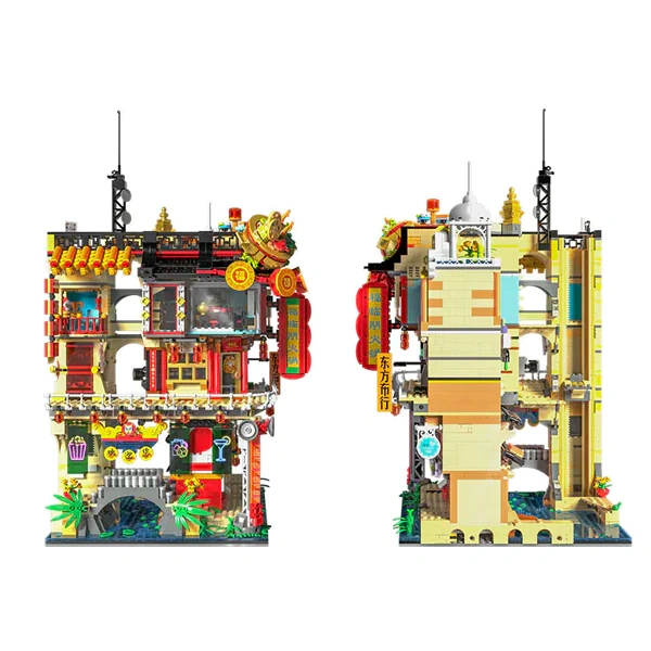 [Deal] [Mini Micro Bricks] ZHEGAO 00426 Chinatown Modular Buildings