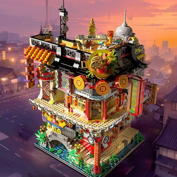 [Deal] [Mini Micro Bricks] ZHEGAO 00426 Chinatown Modular Buildings