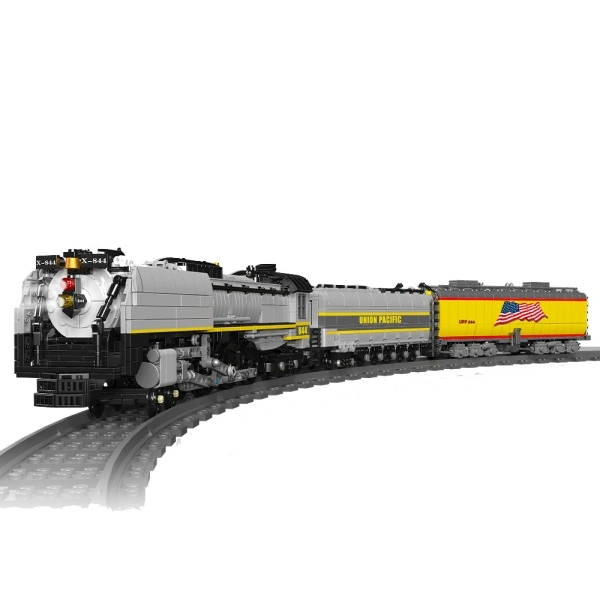 [With Motor] MouldKing 12031 Union Pacific 844 Steam Locomotive Technic