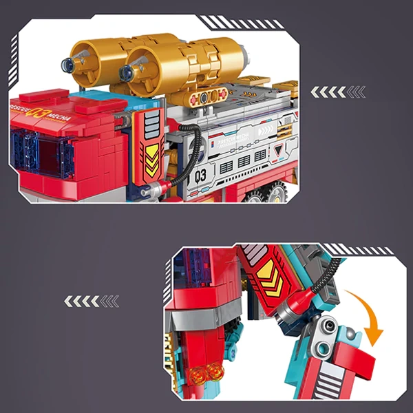 ZHEGAO 912027 Circle Star Rescue Team Movie & Game