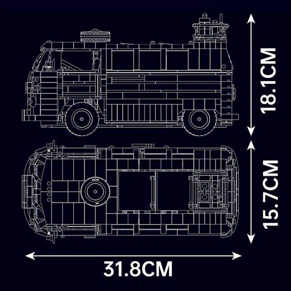 MouldKing 10030 T1 Van Technic