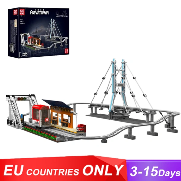 [With Original Box] [With Motor] MouldKing 16052 Urban Railcar Modular Building Europe Warehouse Express
