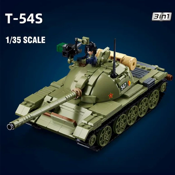 [Deal] Sluban M38-B1135 T54S Medium Tank Military