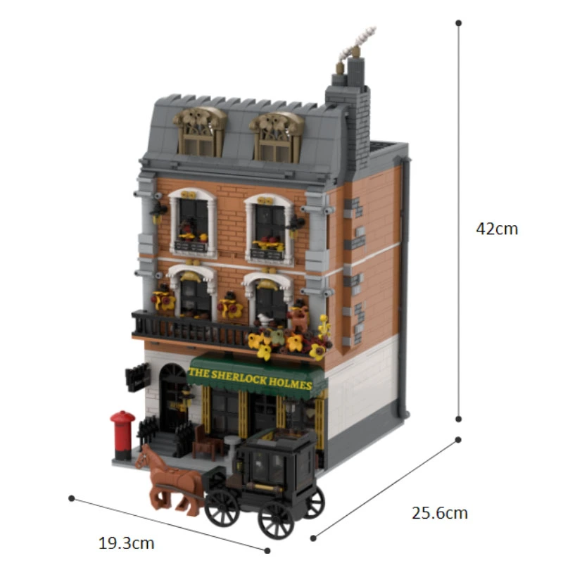 [Pre-Sale] Pantasy 85014 Sherlock Holmes Baker Street 221B Apartment Modular Building Europe Warehouse Express