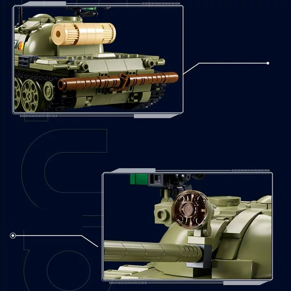 [Deal] Sluban M38-B1135 T54S Medium Tank Military
