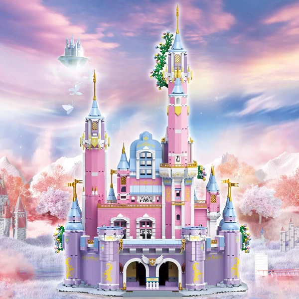 [Mini Micro Bricks] ZHEGAO 612011 Dream Castle Modular Buildings