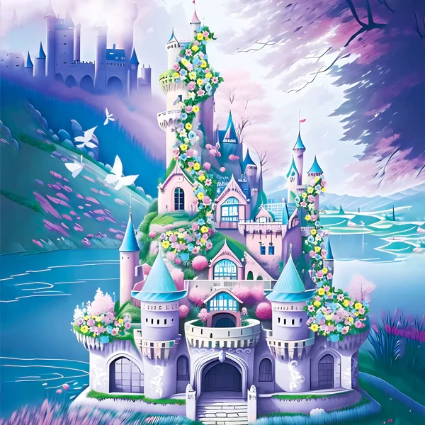 [Mini Micro Bricks] ZHEGAO 612011 Dream Castle Modular Buildings
