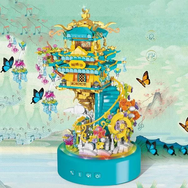ZHEGAO 954001 Butterfly Music Box Creator Expert