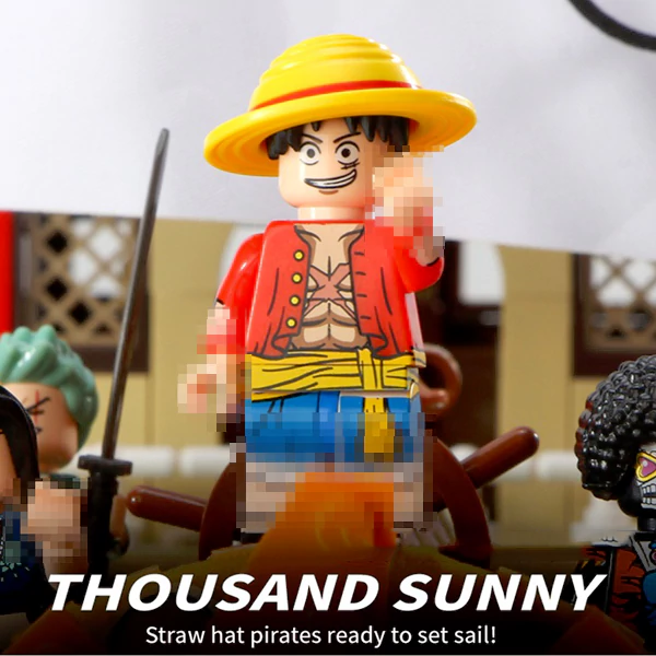 One Piece Luffy Minifigure