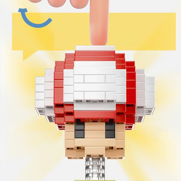 [Mini Micro Bricks] MOYU Decompression Mushroom Mahjong Creator Expert