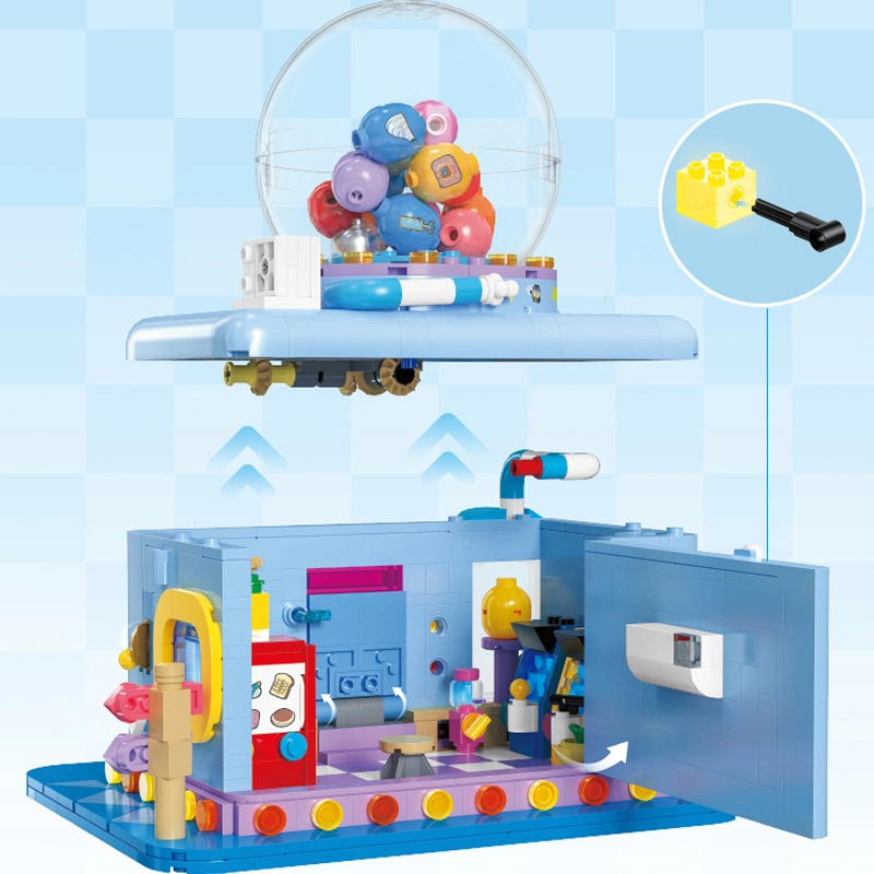 [Mini Micro Bricks] BALODY 21084-21086 Doraemon Bakery Movie & Game