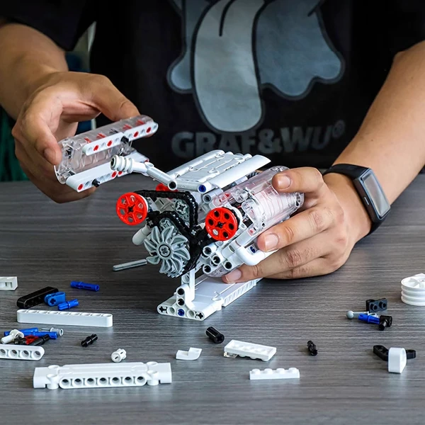ONEBOT OBTEM03AIQI V6 Engine Model Technic