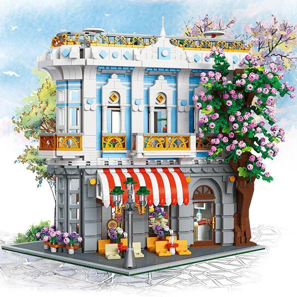 LEGO MOC JIESTAR 89109 Sakura Restaurant Modular Buildings
