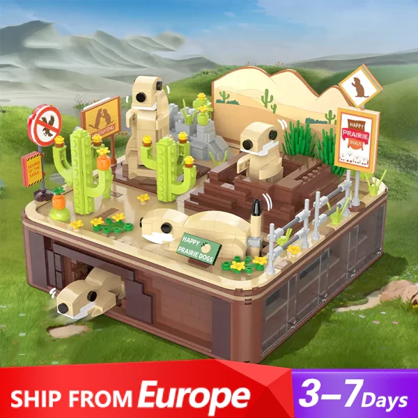 [Pre-sale] CaDA C71008 Dynamic Landscape Of Prairie Dog Creator Expert Europe Warehouse Express