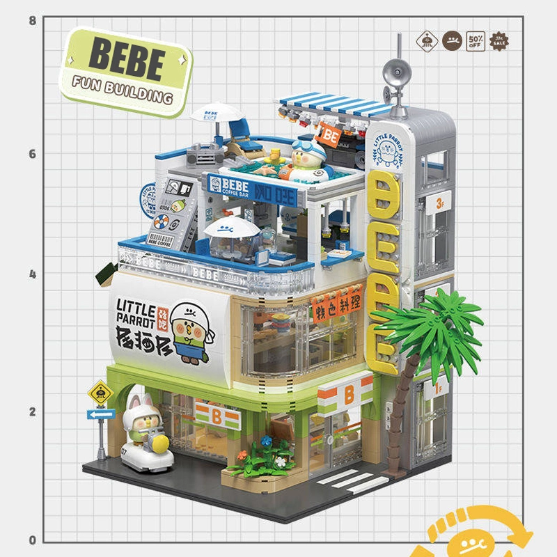 TOP TOY Parrot BEBE Play Mall Movie