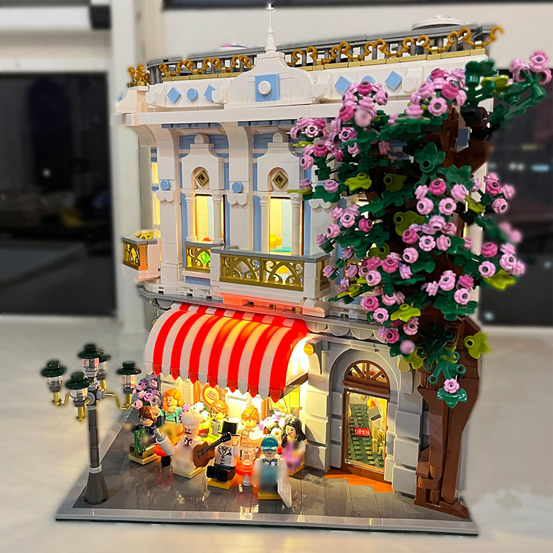 タイ料理店　フィギュア　モデル LEGO MOC JIESTAR 89109 Sakura Restaurant Modular Buildings