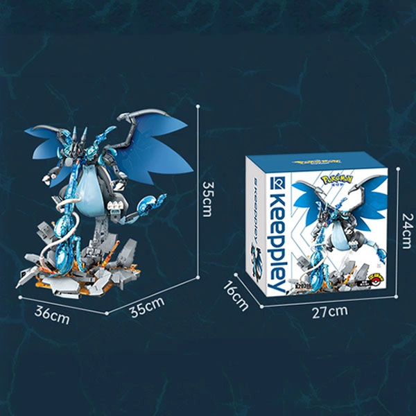 Keeppley Greninja Charizardite X Pokemon Movie