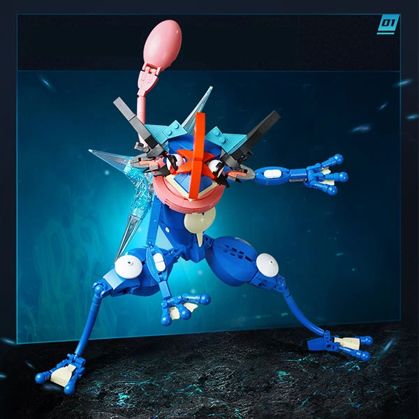 Keeppley Greninja Charizardite X Pokemon Movie