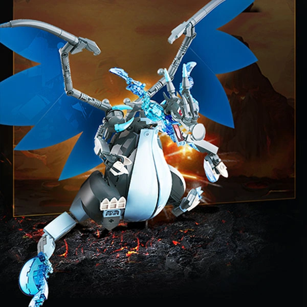 Keeppley Greninja Charizardite X Pokemon Movie
