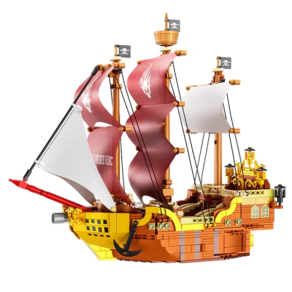 [Pre-sale] [Mini Micro Bricks] ZHEGAO 653003 The King of Pirate Historical