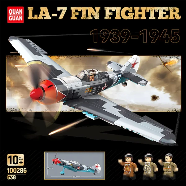 [Pre-sale] QUANGUAN 100286 LA-7 Fin Fighter Military