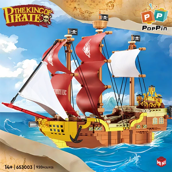 [Pre-sale] [Mini Micro Bricks] ZHEGAO 653003 The King of Pirate Historical