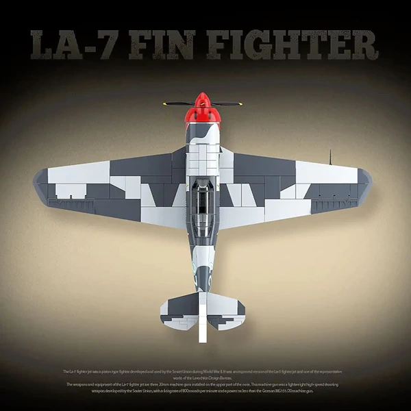 [Pre-sale] QUANGUAN 100286 LA-7 Fin Fighter Military