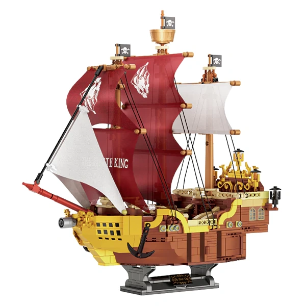 [Pre-sale] [Mini Micro Bricks] ZHEGAO 653003 The King of Pirate Historical