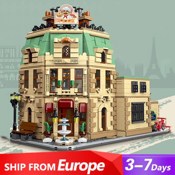 [Pre-sale] XMORK 10212 Ratatouille Gusteau's Parisian Restaurant Modular Buildings Europe Warehouse Express