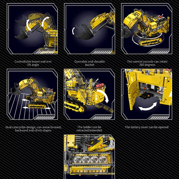 [Pre-sale] [With Motor] MouldKing 17070 HEAVY-DUTY EXCAVATOR Technic