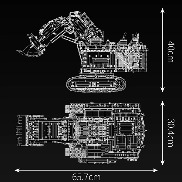 [Pre-sale] [With Motor] MouldKing 17070 HEAVY-DUTY EXCAVATOR Technic
