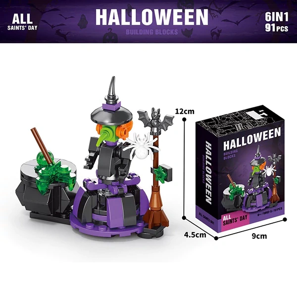 LELE BROTHER Halloween 6IN1 Creator Expert